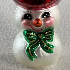 Christopher Radko "Happy Hightops Gem Asst 7.5” Red Snowman  # 01-0717-0 EUC